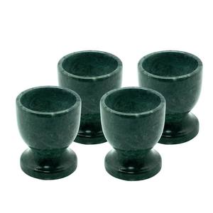 Huevera de mármol natural negro, de mármol negro hueveras hechas a mano, soporte para hueveras de mármol negro - Product Image 3