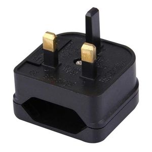 BS-5732 Portable Travel <b>Adapter</b> European to British <b>Plug</b> with Fusing - Product Image 1