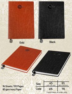 Notebook Wholesale Best Selling Custom Luxury Design and Logo PU Leather Notebook Diarys for <b>Office</b> Employees College Students - Product Image 2