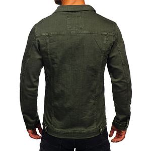 Vestes pour hommes pour homme Vente en gros 100% coton Veste en jean vierge pour homme Veste en jean unie délavée vintage personnalisée pour hommes - Product Image 2