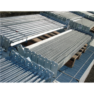 ตะแกรงรั้วแบบแยกส่วนแบบคลาสสิก-โปรไฟล์60X7mm H 1380มม. โพสต์พร้อมเดือยโพสต์สำหรับผลิตภัณฑ์ฟันดาบ - Product Image 3