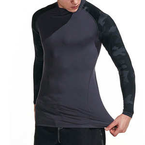 Compression Shirt And Custom Fashion Plus Size <b>Tight</b> Quick Drying Sport Wear Set Gym Compression Men Fitness Clothing - Product Image 3