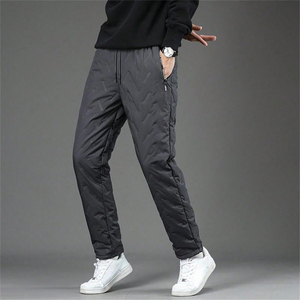 Custom OEM Men <b>Jogger</b> Sweatpants Heavyweight Cotton Gym Sports Running <b>Stacked</b> Activewear Casual Sweatpants For Men's - Product Image 5