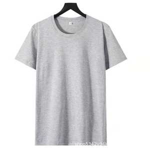 CT0007 col rond designer oversize homme enfants blancs personnalisé unisexe vêtements hommes sérigraphie sport coton T-shirt pour hommes - Product Image 1