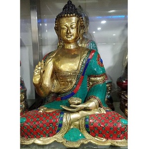 Venta de Estatuas de Buda de Metal, Diseño Personalizado, Hechas a Mano, Pulimentadas, Estilo Antiguo, para Año Nuevo, a Precio de Mayoreo desde India - Product Image 5