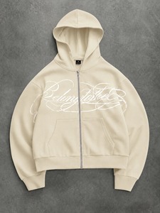 Sudadera con capucha vintage negra para hombre, 100% algodón polar, 320g, antiarrugas, corte holgado, estampado personalizado frontal, sudadera de invierno Erni - Product Image 2
