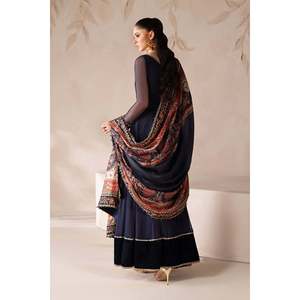 Ensemble pour femmes en mousseline de soie brodée PR-1203 - Product Image 2