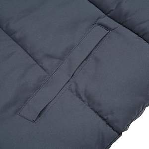 Chaqueta Acolchada con Capucha para Hombre, Alternativa al Plumón, Ligera, Abrigo Cálido con Cuello Alto, Abrigo Acolchado Aislante para Invierno - Product Image 6