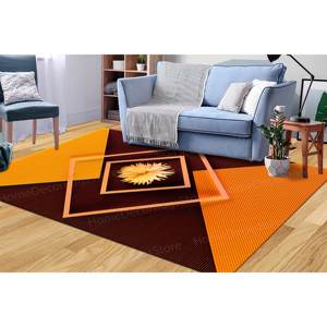 Alfombra con Estampado Floral: Fácil de Limpiar, Antideslizante, Diseño 3D, Alfombra de Chenilla - Product Image 1