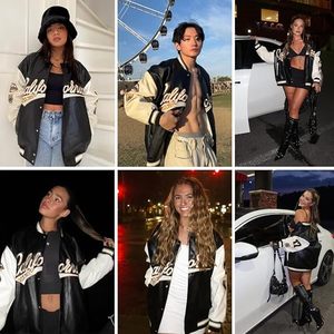 Chaqueta Universitaria Clásica de Cuero de la Más Alta Calidad, Chaqueta Universitaria con Letras y Bolsillos Laterales, Hecha en Pakistán 2024 - Product Image 3