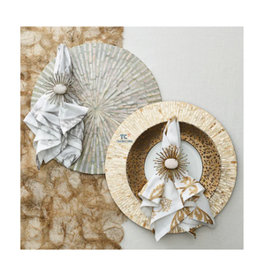 Ietnaman-Mantel Individual con incrustaciones de perlas, Mantel Individual de lujo con incrustaciones de perlas de alta calidad para mesa de comedor al mejor precio - Product Image 4