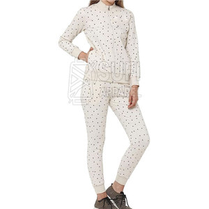 Conjunto Deportivo de Moda para Mujer, Invierno, Estilo Urbano, Estampado, Color Sólido, Top de Manga Larga y Pantalones Jogger, Ropa Deportiva Cómoda para Hacer Ejercicio - Product Image 3