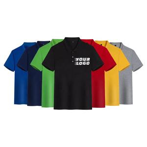 เสื้อโปโลสำหรับผู้ชายเสื้อโปโลผ้าฝ้ายพิมพ์ลายโลโก้ OEM - Product Image 3
