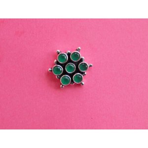 925 Sterling Silver Green <b>Onyx</b> <b>Earrings</b> Fine Stud Jewelry Rose Gold Green Faceted <b>Onyx</b> Gemstone Perfect Gift for Girls - Product Image 1