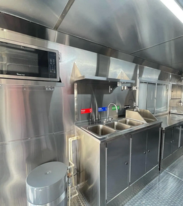 Remorque alimentaire multifonctionnelle en acier inoxydable personnalisable, camion alimentaire mobile commercial populaire pour les industries de vente au détail - Product Image 3