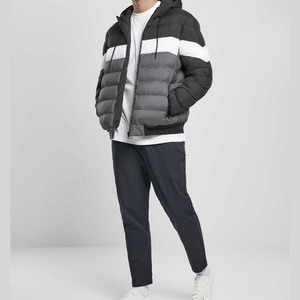 High Quality Custom Logo Men Puffer Jacket Winter Cropped Duck <b>Coat</b> Clothing Manufacturers Breathable Waterproof Cow Skin Design - Product Image 5