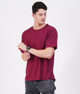 เสื้อยืดผู้ชายผ้าฝ้ายออร์แกนิคพิมพ์ลายนูน200gsm 180gsm แขนสั้นติดป้ายคอ - Product Image 1