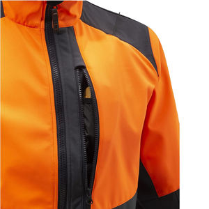 Vestes Softshell d'hiver pour hommes en gros, coupe-vent, style urbain, avec capuche, 3 poches zippées sur le devant, en polyester polaire - Product Image 5