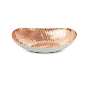Cazuela desechable con acabado de esmalte brillante para servir frutas y aperitivos de Metal de estilo minimalista de diseño moderno - Product Image 4