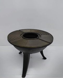 Dorello - Brasero Moderno de Hierro Fundido Resistente para Exteriores, Chimenea para Leña, para Jardín, Patio y Camping - Product Image 3