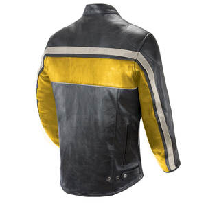 Leather Motorbike <b>Racing</b> <b>Jacket</b> With Top Stitching Leather Material Motorbike Winter <b>Jackets</b> And Best Quality - Product Image 2