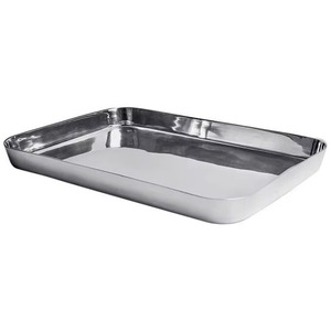 Plateau de service en acier inoxydable fait à la main pour les décors de table à manger luxueux nouveauté de haute qualité - Product Image 6