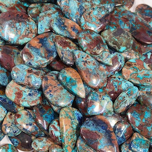 Est rrade ryhrysocolla hathattuckite aboabochon Holot de ryhrysocolla ememstone Fo Jewelry - Product Image 2