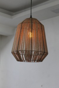 โคมไฟแขวนห้อยระย้าแบบทอทรงกลมดีไซน์ล่าสุดสีธรรมชาติกับผู้ผลิตเคลือบแล็คเกอร์และผู้ส่งออก - Product Image 2