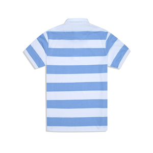 เสื้อโปโลลำลองสำหรับผู้ชายเสื้อโปโลผ้าฝ้ายโพลีเอสเตอร์ระบายอากาศแขนสั้น100% - Product Image 2