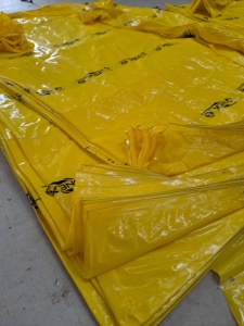 Tissu en toile de bâche, taille personnalisable, résistant à l'eau, GSM allant de 90 g/m² à 250 g/m², style uni - Product Image 3