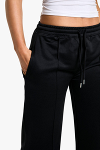 Pantalones de chándal de estilo Hip Hop con logotipo impreso personalizado de alta calidad para mujer, pantalones de chándal transpirables de pierna ancha con cintura elástica, Jogger holgado - Product Image 2