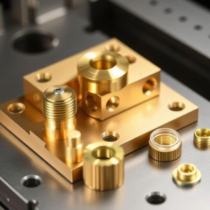 Composants en laiton d'usinage CNC durables et résistants à la corrosion avec filetage fin et finition lisse - Product Image 2