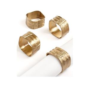 แหวนผ้าเช็ดปากโลหะกลวงสำหรับตกแต่งโต๊ะแต่งงานปาร์ตี้ - Product Image 2