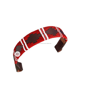 Polo en cuir de cheval de haute qualité, bande, sourcils - Product Image 3