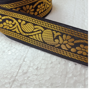 Cordones de brocado hechos a medida, cintas bordadas a máquina y cordones en varios diseños y colores para vestidos de novia - Product Image 1