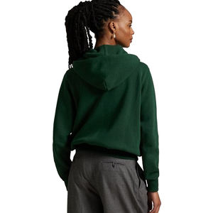 Sudadera con Capucha y Cremallera Completa al por Mayor, Sudadera con Capucha Unisex con Logotipo Personalizado, Sudadera Deportiva de Felpa de Algodón Grueso - Product Image 3