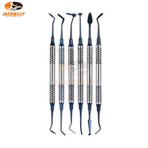 Jackbilly ชุดเครื่องมือกรอกข้อมูลคอมโพสิตทันตกรรม6ชิ้น, เครื่องมือเหล็กแบบใช้มือด้ามจับกลวงออกแบบมาสำหรับ - Product Image 3