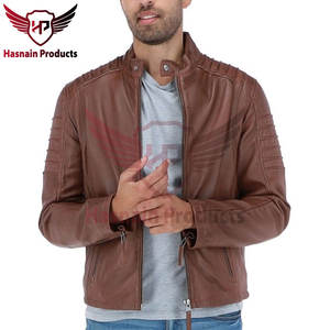 Automne hiver hommes High Street Style décontracté manteau en cuir fait à la main Top vêtements inspirés par Leon veste Service OEM disponible - Product Image 2