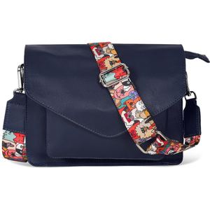 Sac à main élégant en cuir de vache véritable pour femmes, sac à bandoulière à grain de galets - Product Image 6