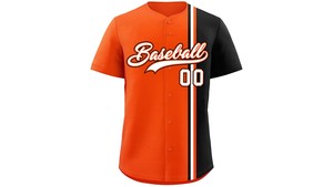 2025 venta al por mayor personalizado invierno poliéster béisbol Jersey hombres alta calidad uniforme personalizado sublimación Impresión logotipo liso sólido - Product Image 5