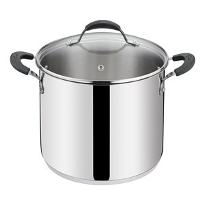 Olla de Acero Inoxidable (18cm) con Tapa TEMPRA Cromo Brillante 012896020518 - Product Image 1
