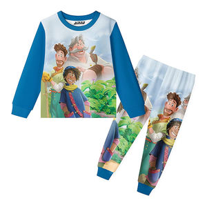 เสื้อกันหนาวเด็ก,ชุดวอร์มคอกลมแบบเป็นทางการพร้อมกางเกงแบบยั่งยืนชุดวอร์มแนวสตรีทสำหรับเด็ก - Product Image 1