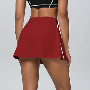 Minifalda Deportiva de Cintura Alta para Mujer, Transpirable, para Yoga, Tenis, Golf, Spandex/Poliéster, Fábrica de Vietnam - Product Image 2