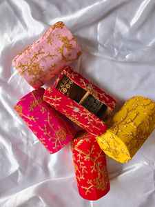 กล่องใส่กำไลที่จัดระเบียบเครื่องประดับของผู้หญิงปักสำหรับของขวัญเจ้าสาวคืนงานแต่งงานงานปาร์ตี้โปรดปรานโซลูชันการจัดเก็บที่หรูหรา - Product Image 4