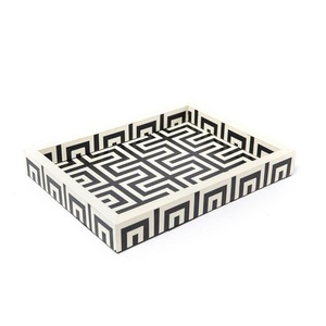 Aaliyan ถาดเสริฟด้านบนสุดคลาสสิกของ impex ถาดขนมแบบสั่งทำสำหรับใช้ในครัวถาดใส่กระดูกออตโตมัน - Product Image 1