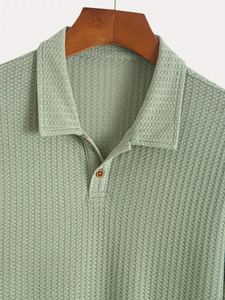 Polo moderno con logotipo personalizado para hombre, camisa informal de alta calidad con diseño estampado, polos de talla grande para hombre - Product Image 3