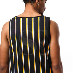 2025 <b>Men's</b> Vests Gym Tank Top <b>Men</b> <b>Singlets</b> <b>Men</b> Ribbed Polyester Tank Tops OEM Service Best Sale Vest - Product Image 5