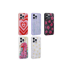 Coque en silicone brillante pour iPhone 12 Pro, motif floral scintillant, protection de l'appareil photo, PC rigide, A17 12ProMax A57 A53 A34 5G, électroplaqué - Product Image 2