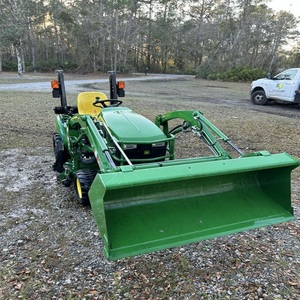 John Deeree 1023E Tracteur sur chenilles Mini boîte de vitesses automatique Chargeur frontal Tondeuse à montage central Composants de base 20HP Productivité élevée - Product Image 3