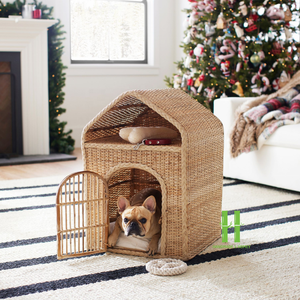 Eco Friendly Rattan Cat Bed Solid Rattan Cat House Best Choice <b>Dog</b> and Cat Kennel with Variety of Design and Color - Product Image 3